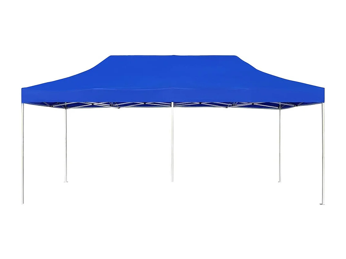 Tonnelle -Tente de réception pliable Aluminium 6 x 3 m Bleu FR231082