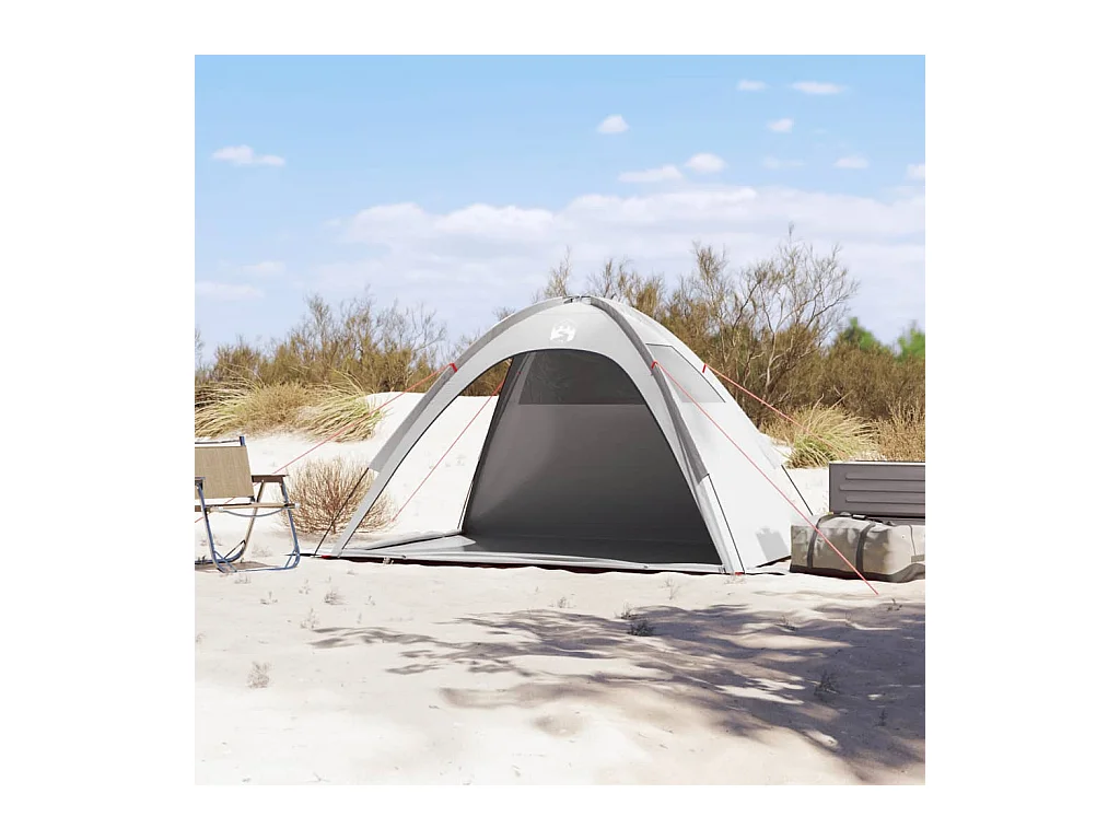 Tonnelle -Tente de plage gris imperméable FR874656