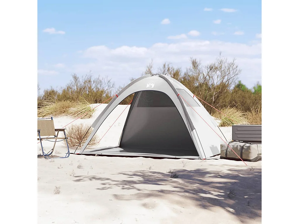 Tonnelle -Tente de plage gris imperméable FR874656