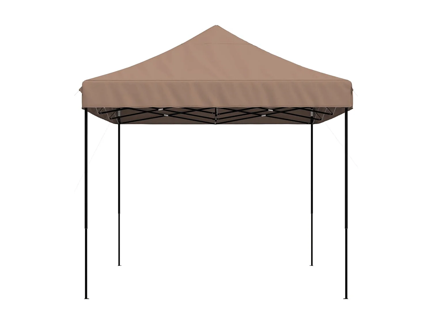 Partytent inklapbaar pop-up 440x292x315 cm bruin BE363294
