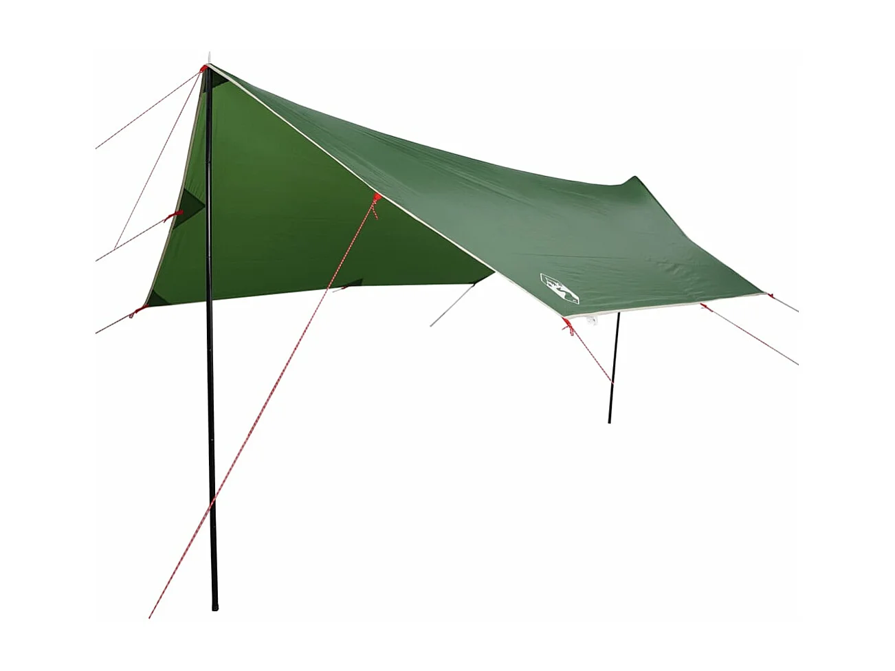 Tonnelle- Bâche de camping vert 460x305x210 cm imperméable FR743055