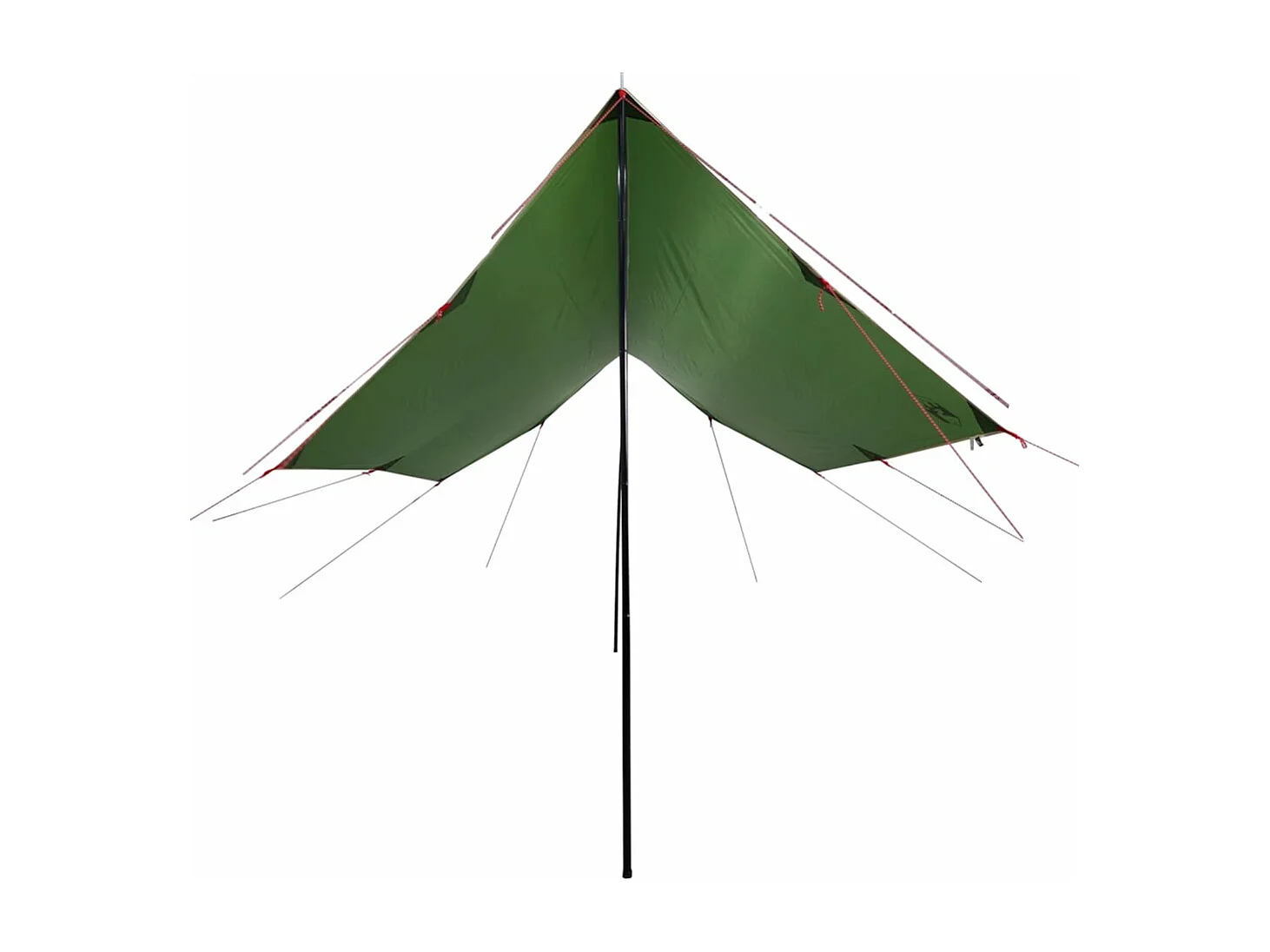 Tonnelle- Bâche de camping vert 460x305x210 cm imperméable FR743055