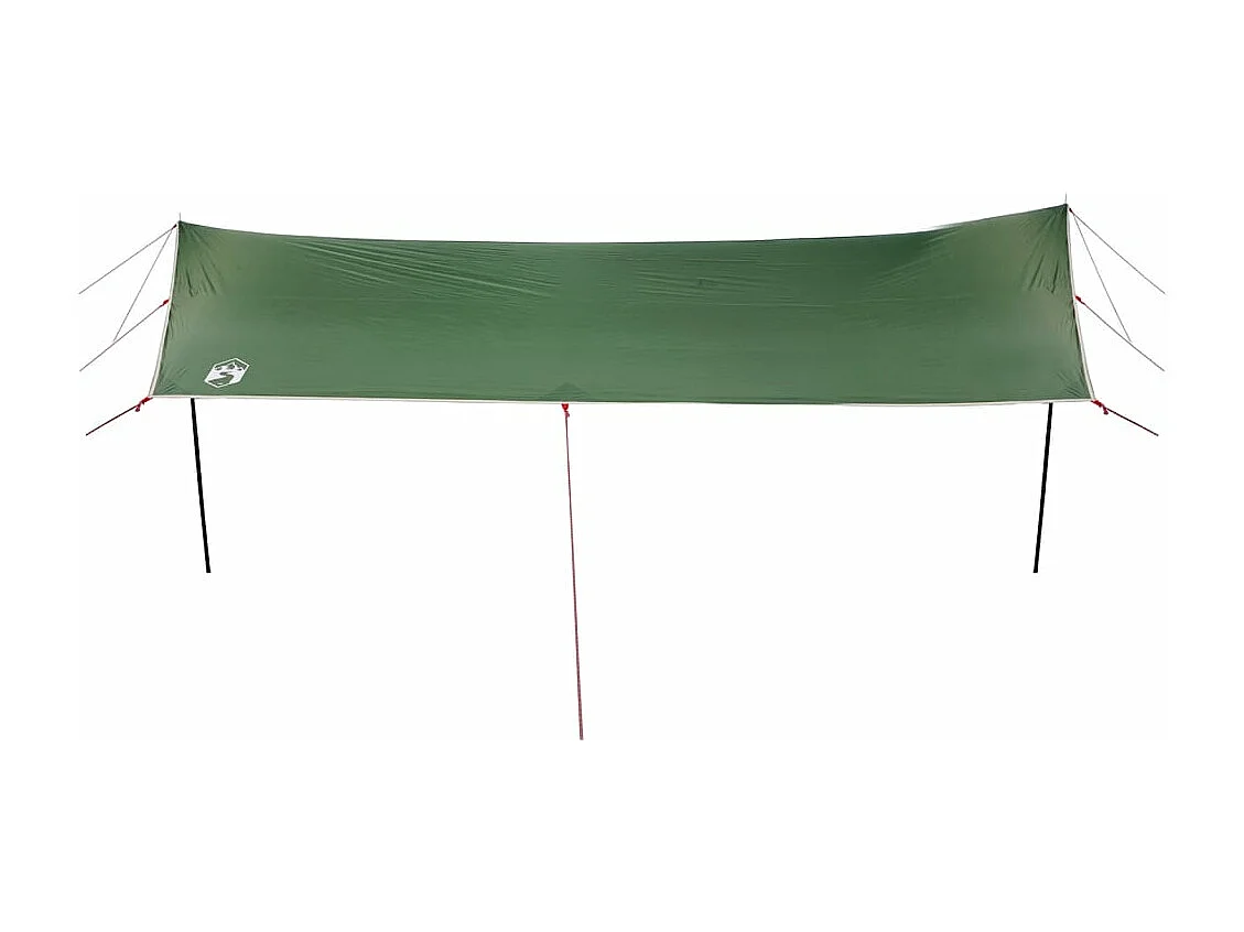 Tonnelle- Bâche de camping vert 460x305x210 cm imperméable FR743055