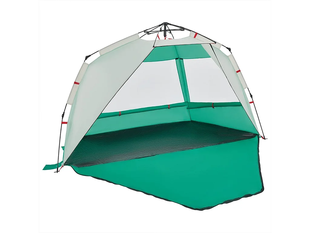 Tenda praia 3 pessoas libertação rápida impermeável verde mar PT270779