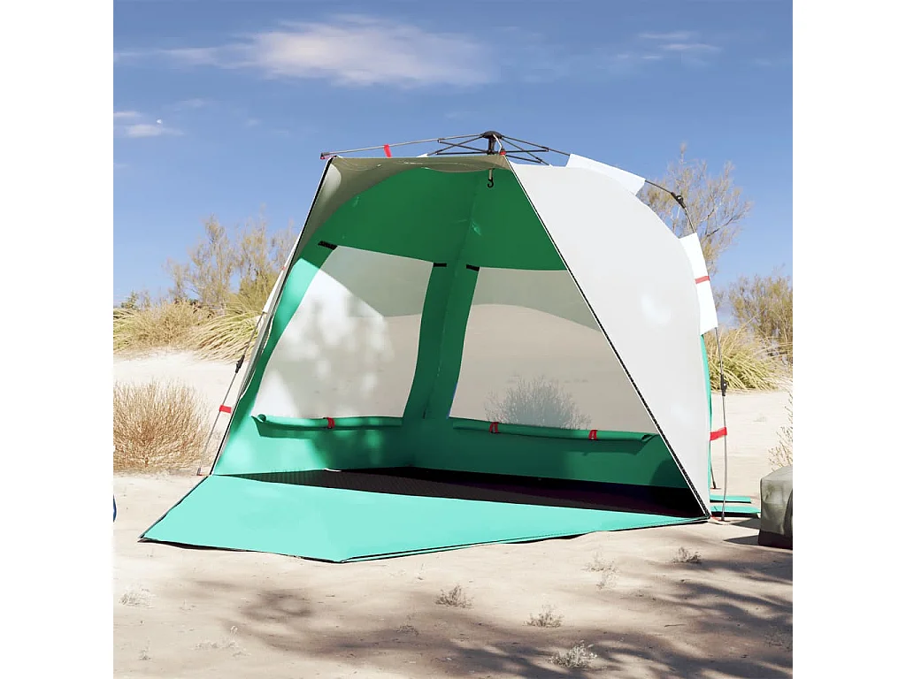 Tonnelle -Tente de plage 3 personnes libération rapide imperméable FR484907