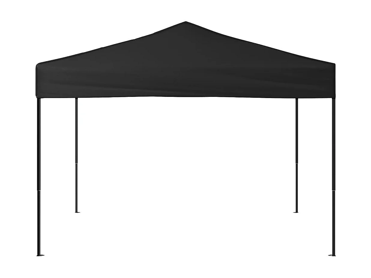 Tenda para festas dobrável 3x3 m preto PT173875