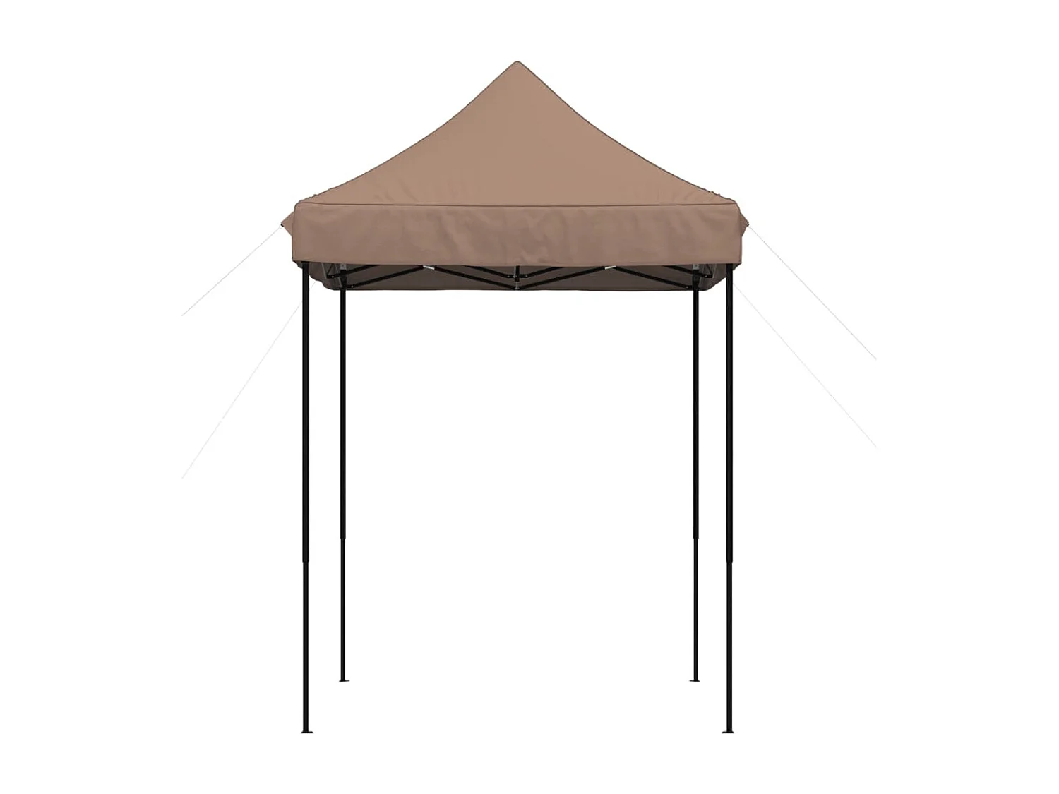 Partytent inklapbaar pop-up 200x200x306 cm bruin BE425147