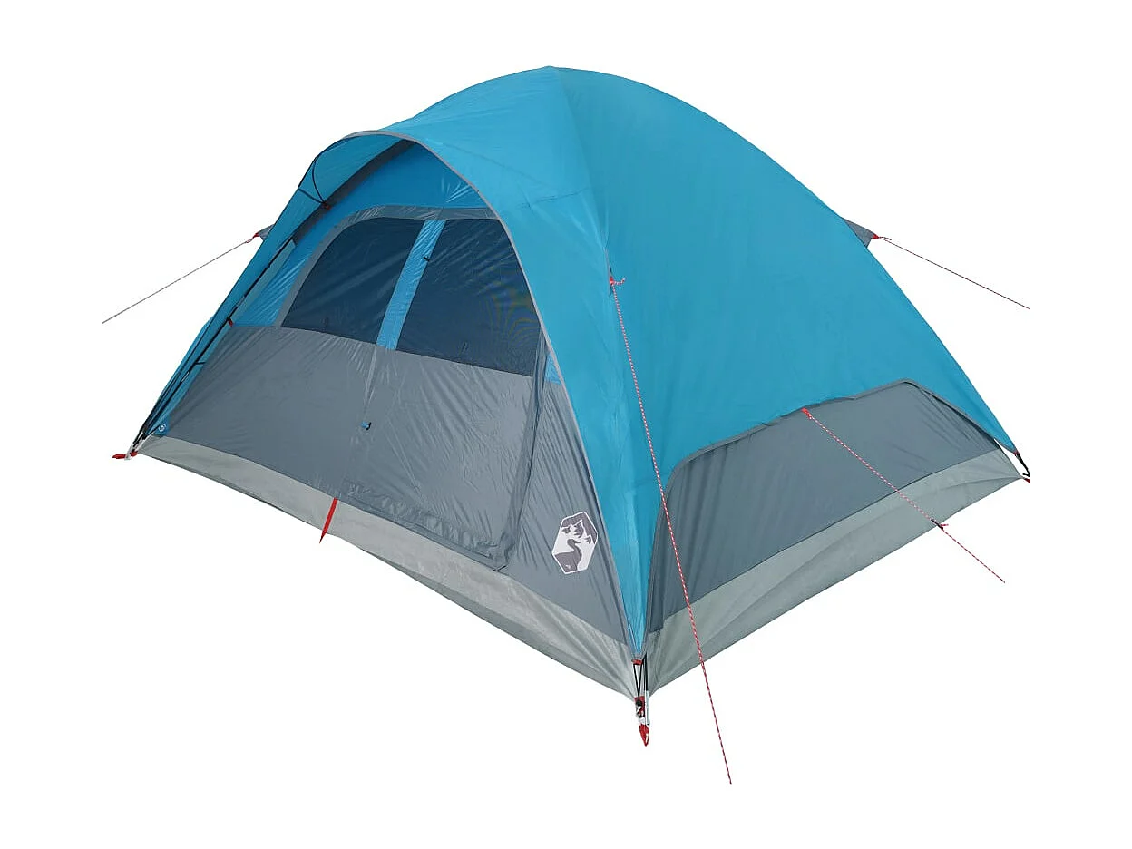 Koepeltent 6-persoons waterdicht blauw BE607597