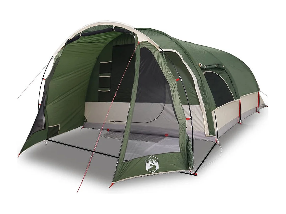 Tonnelle -Tente familiale tunnel 8 personnes vert imperméable FR166633