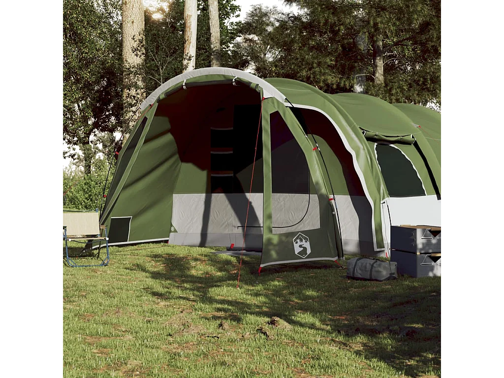 Tonnelle -Tente familiale tunnel 8 personnes vert imperméable FR166633