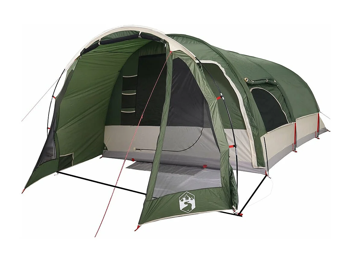 Tonnelle -Tente familiale tunnel 8 personnes vert imperméable FR166633