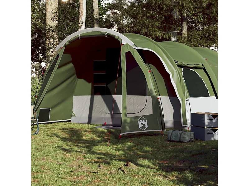 Tonnelle -Tente familiale tunnel 8 personnes vert imperméable FR166633