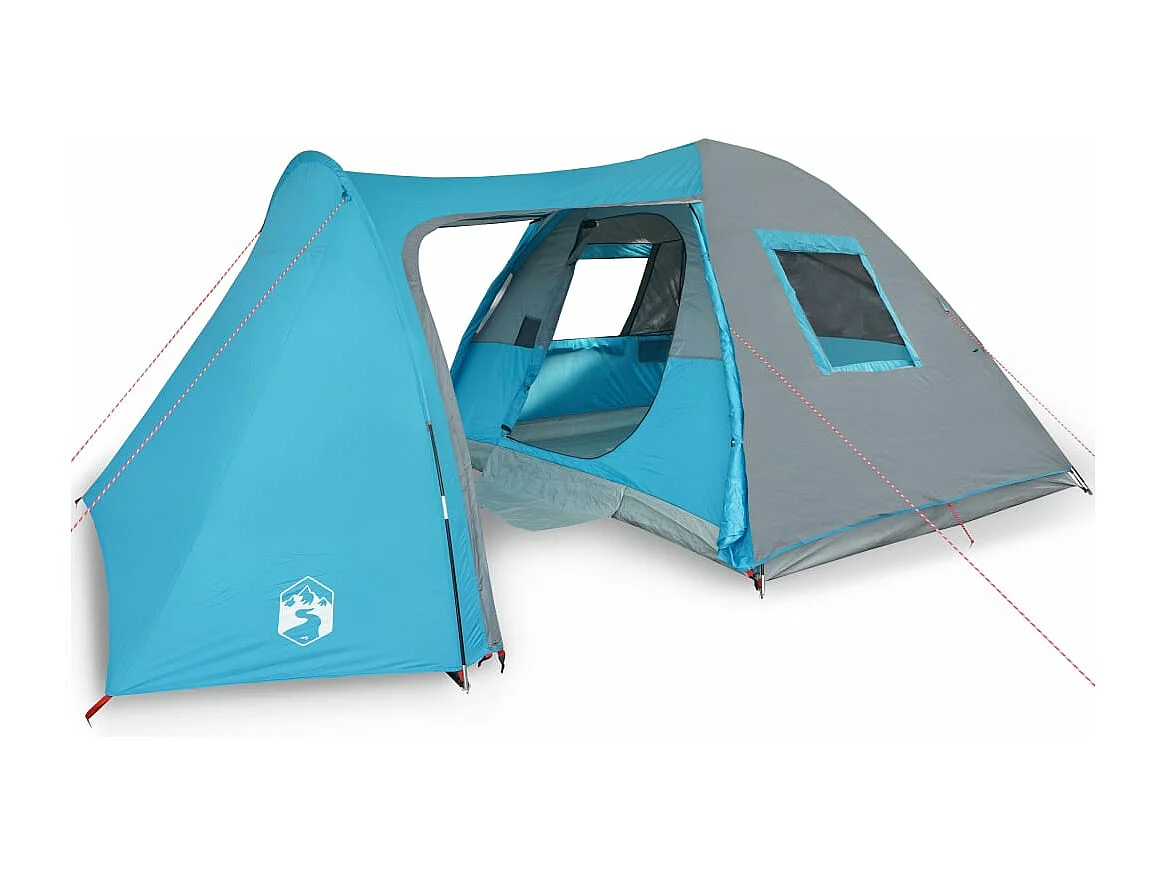 Tonnelle -Tente familiale à dôme 6 personnes bleu imperméable FR649351