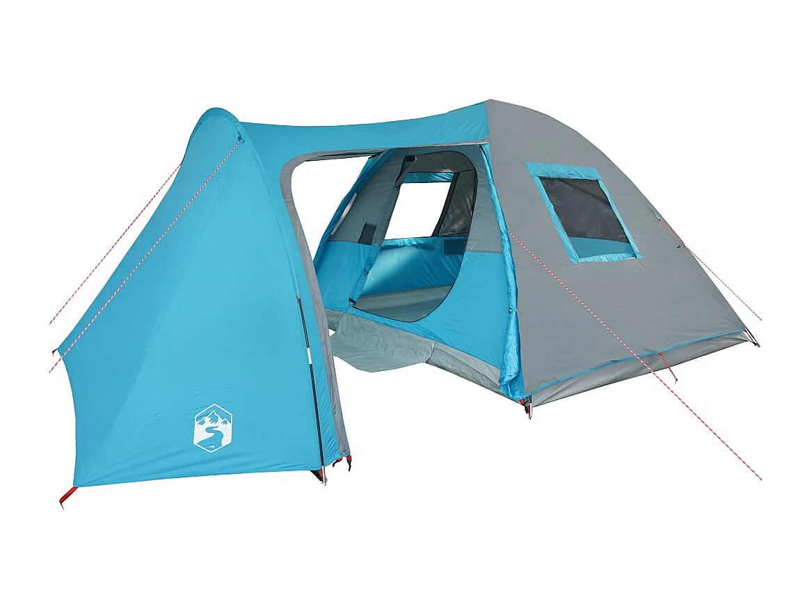 Tonnelle -Tente familiale à dôme 6 personnes bleu imperméable FR649351
