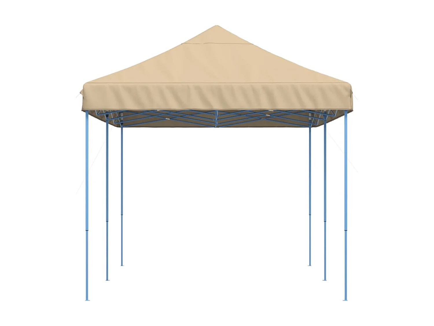 Tonnelle -Tente de réception pliable escamotable beige 580x292x315 cm FR887107