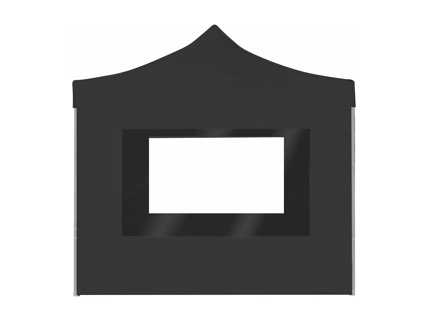 Carpa plegable profesional con paredes aluminio antracita 3x3 m ES761565