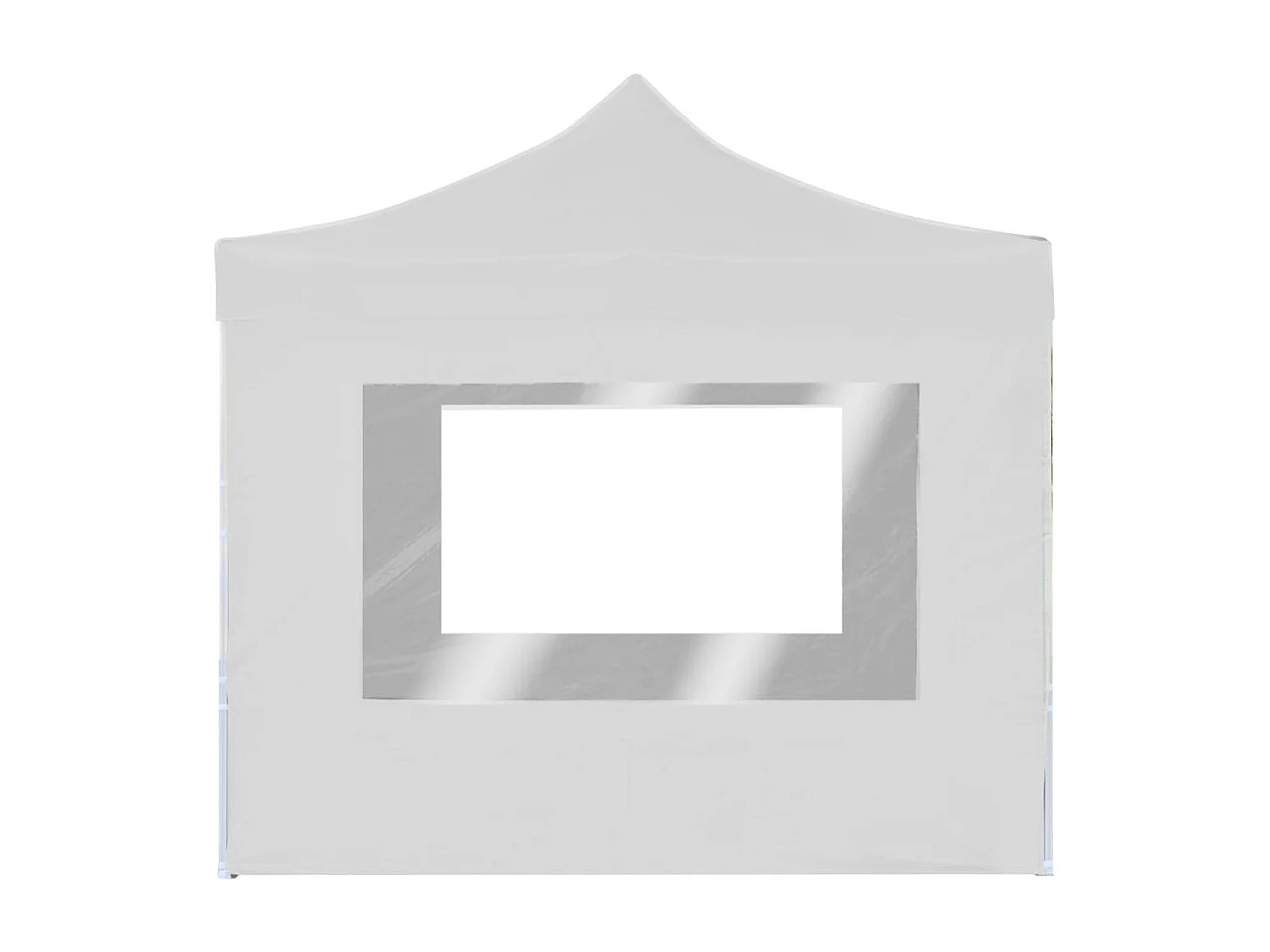 Tonnelle -Tente de réception pliable avec parois Aluminium 2x2 m Blanc FR143466