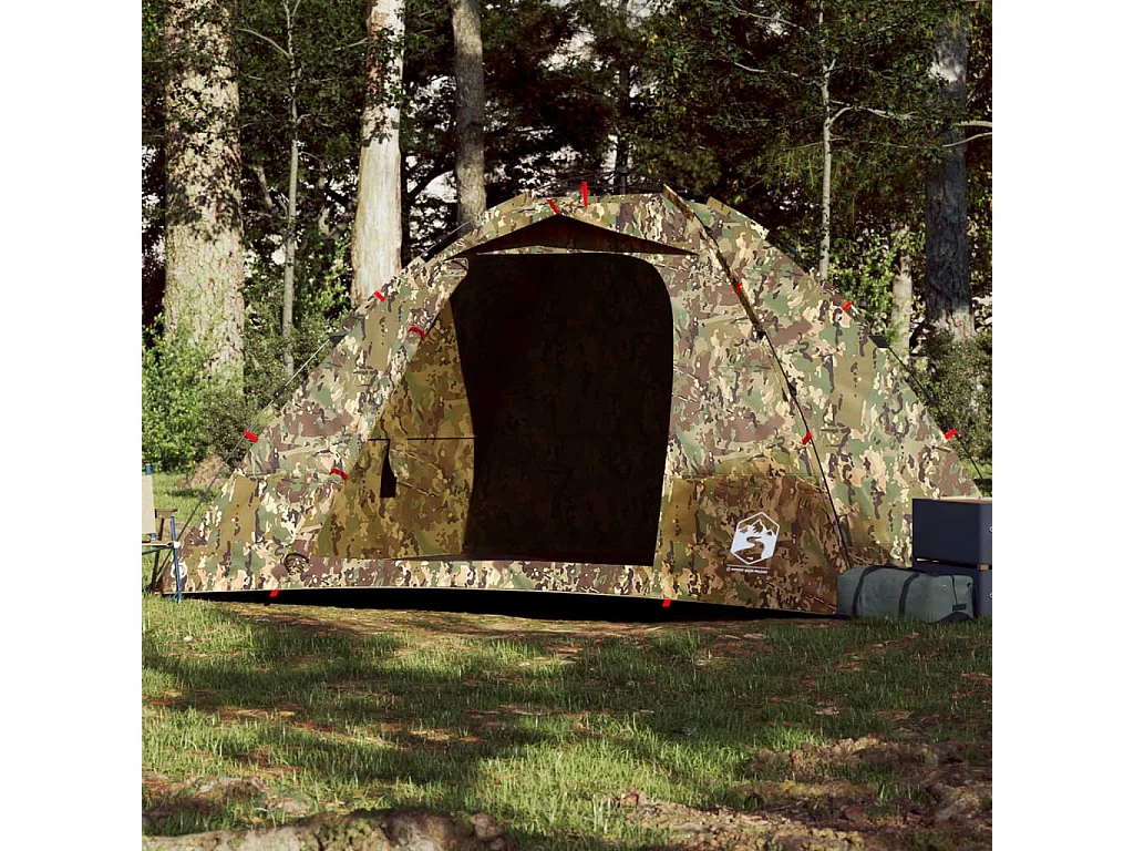 Tonnelle -Tente de pêche 4 personnes camouflage libération rapide FR588976