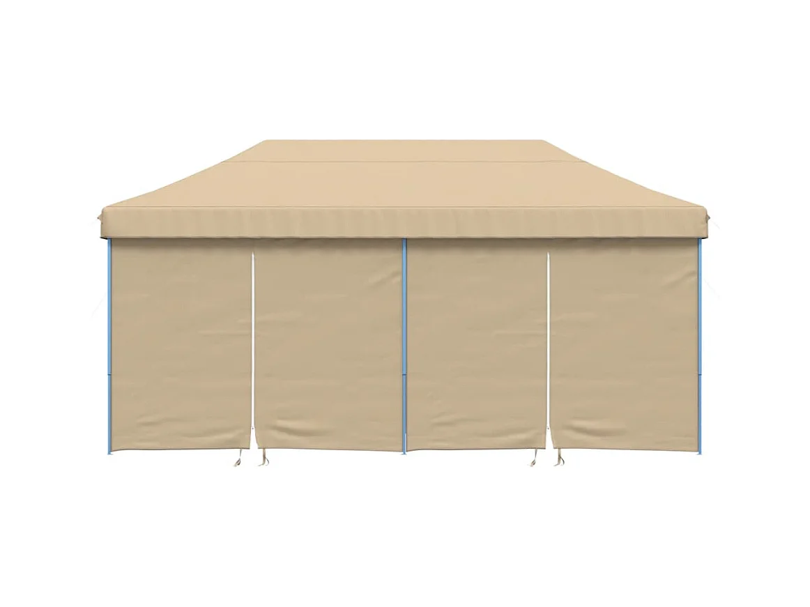 Tonnelle -Tente de réception pliable escamotable avec 4 parois latérales FR818191