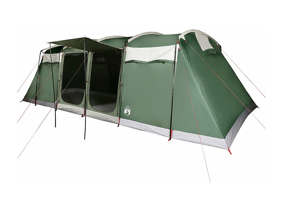 Tonnelle -Tente familiale tunnel 8 personnes vert imperméable FR239442