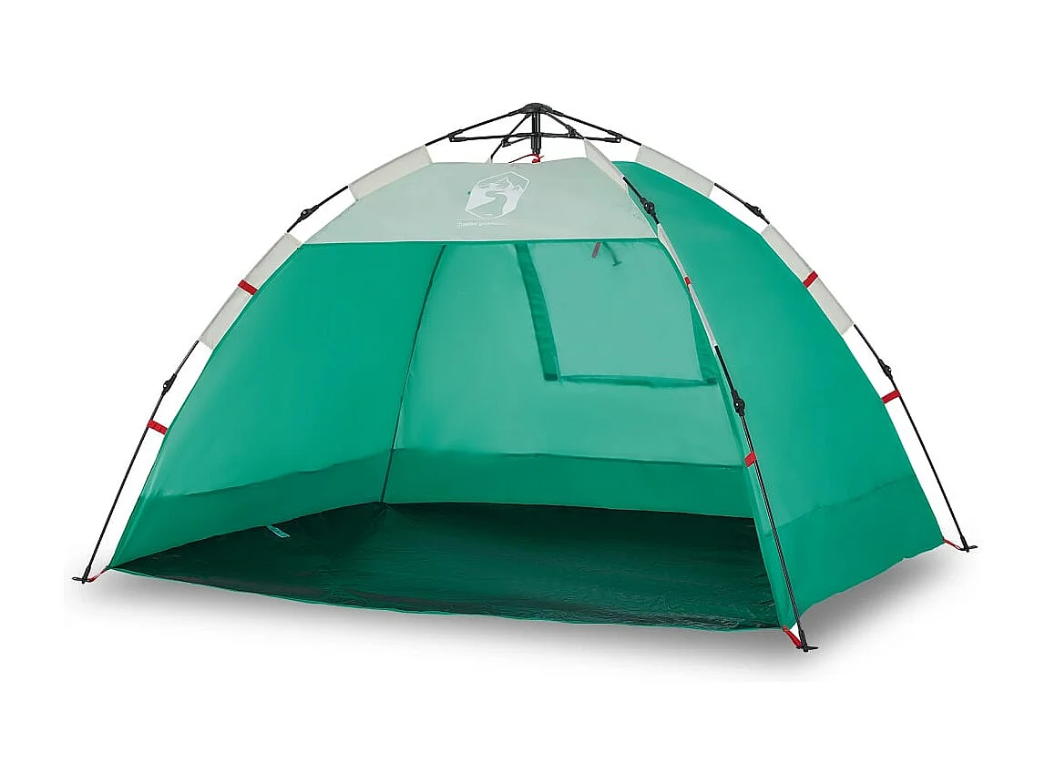 Tienda de playa 2 personas impermeable apertura rápida verde ES901987