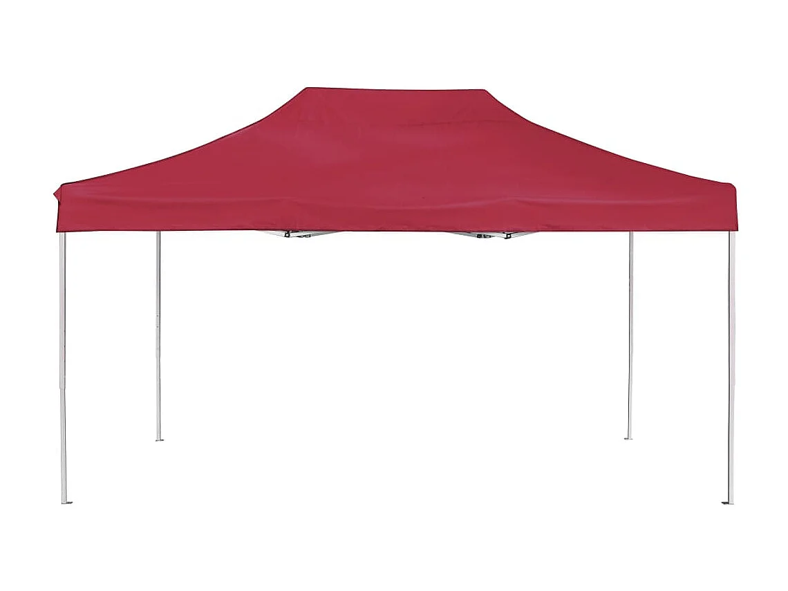 Tenda dobrável prof. para festas alumínio 4,5x3m vermelho tinto PT226266