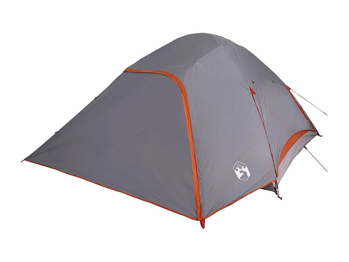 Tonnelle -Tente familiale à dôme 6 personnes gris imperméable FR165081