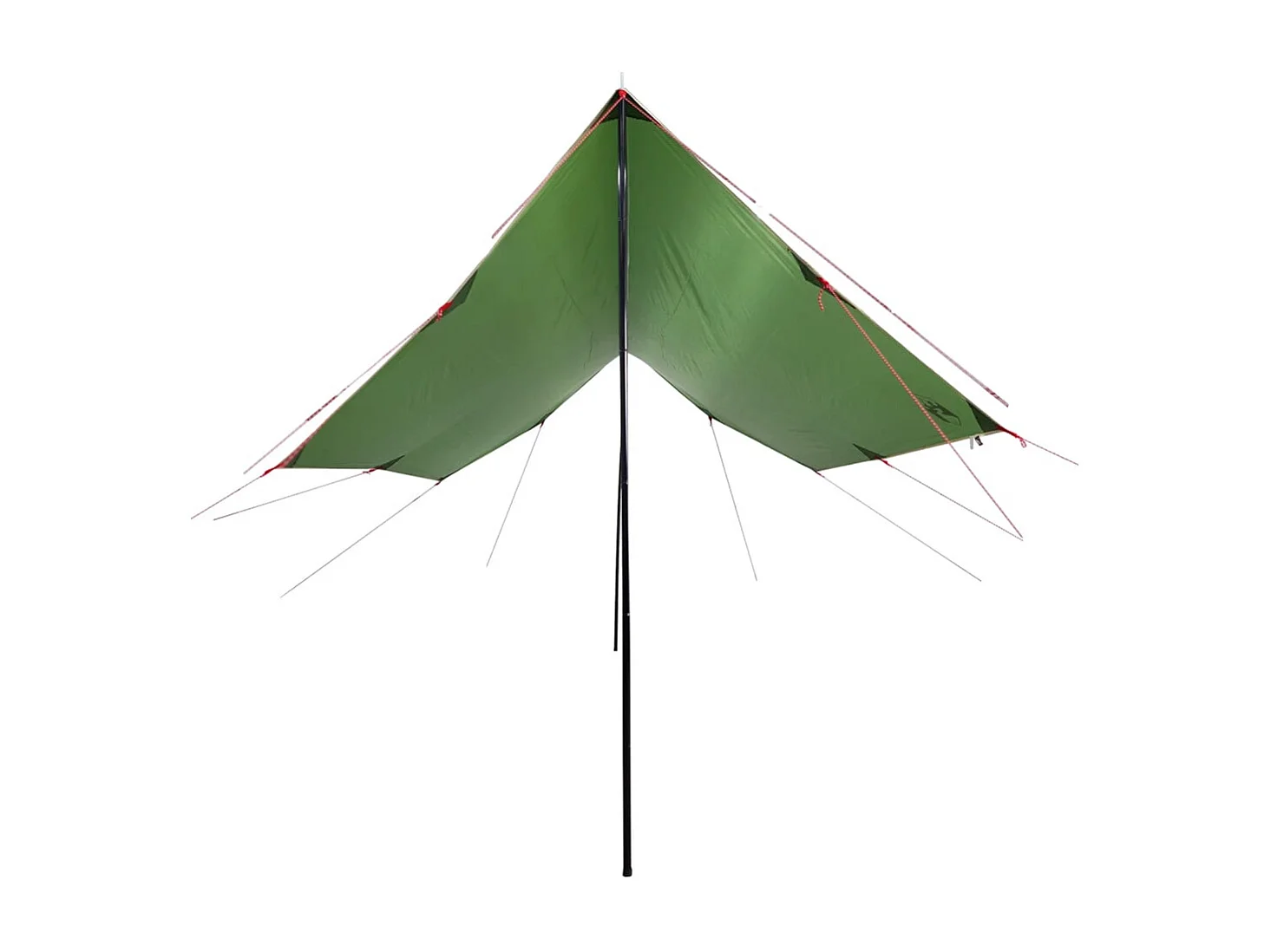Tonnelle- Bâche de camping vert 460x305x210 cm imperméable FR180867