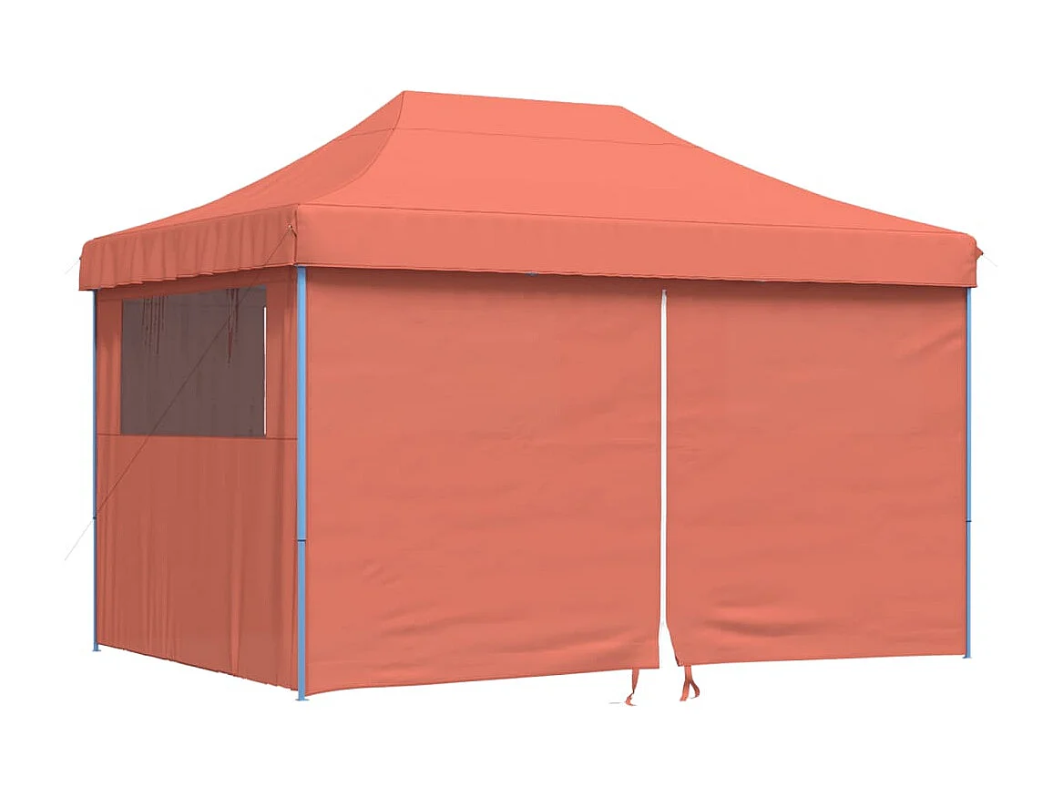 Tonnelle -Tente de réception pliable escamotable avec 4 parois latérales FR837166