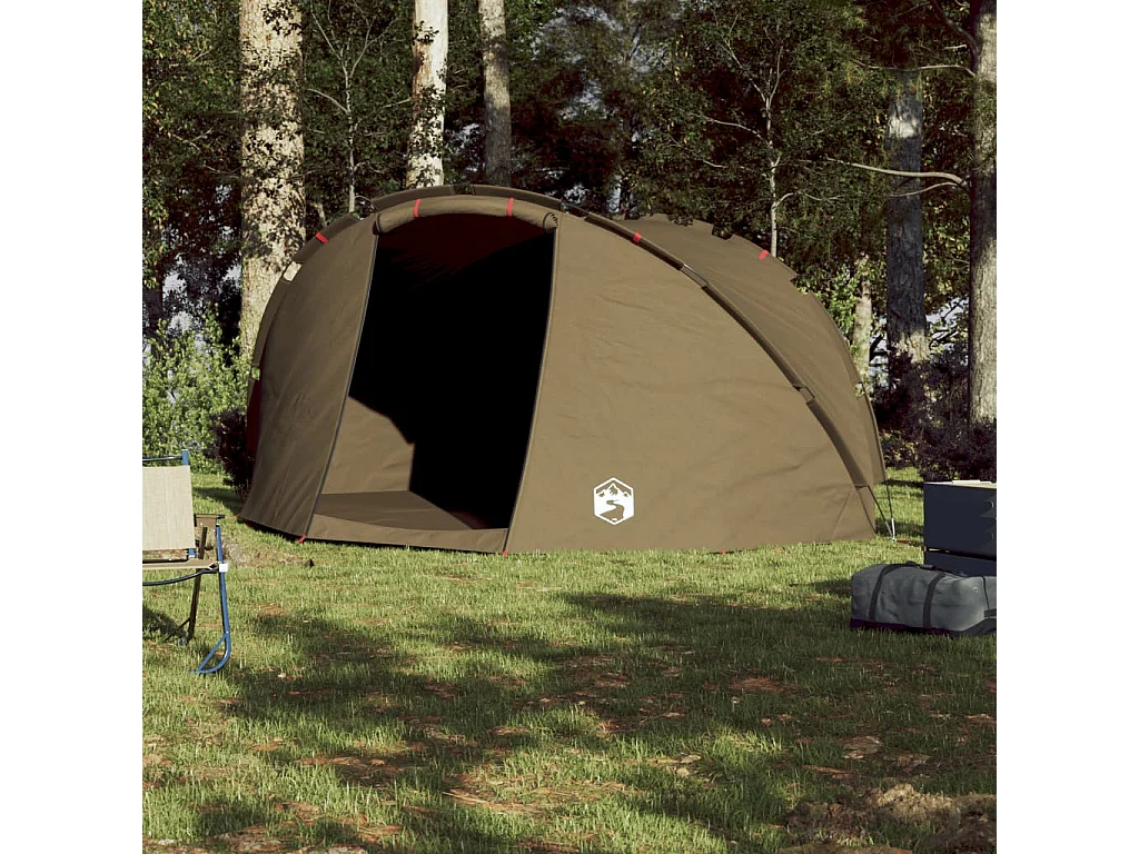 Tonnelle -Tente de pêche 5 personnes vert olive imperméable FR751608