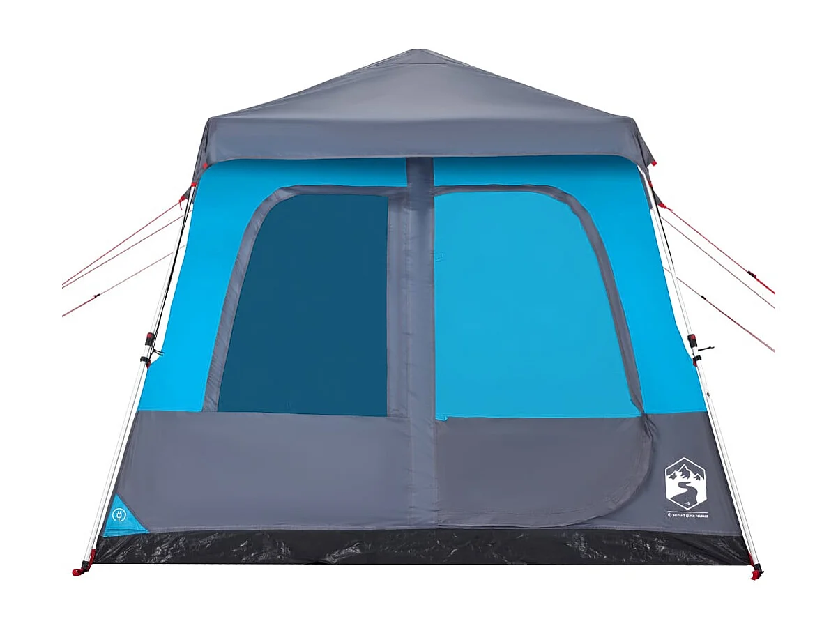 Tonnelle -Tente familiale à dôme 8 personnes bleu libération rapide FR771869