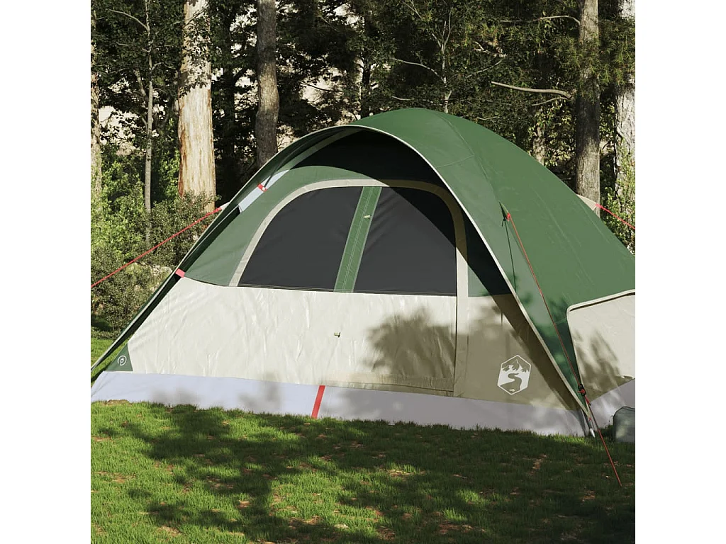 Tonnelle -Tente familiale à dôme 6 personnes vert imperméable FR576444