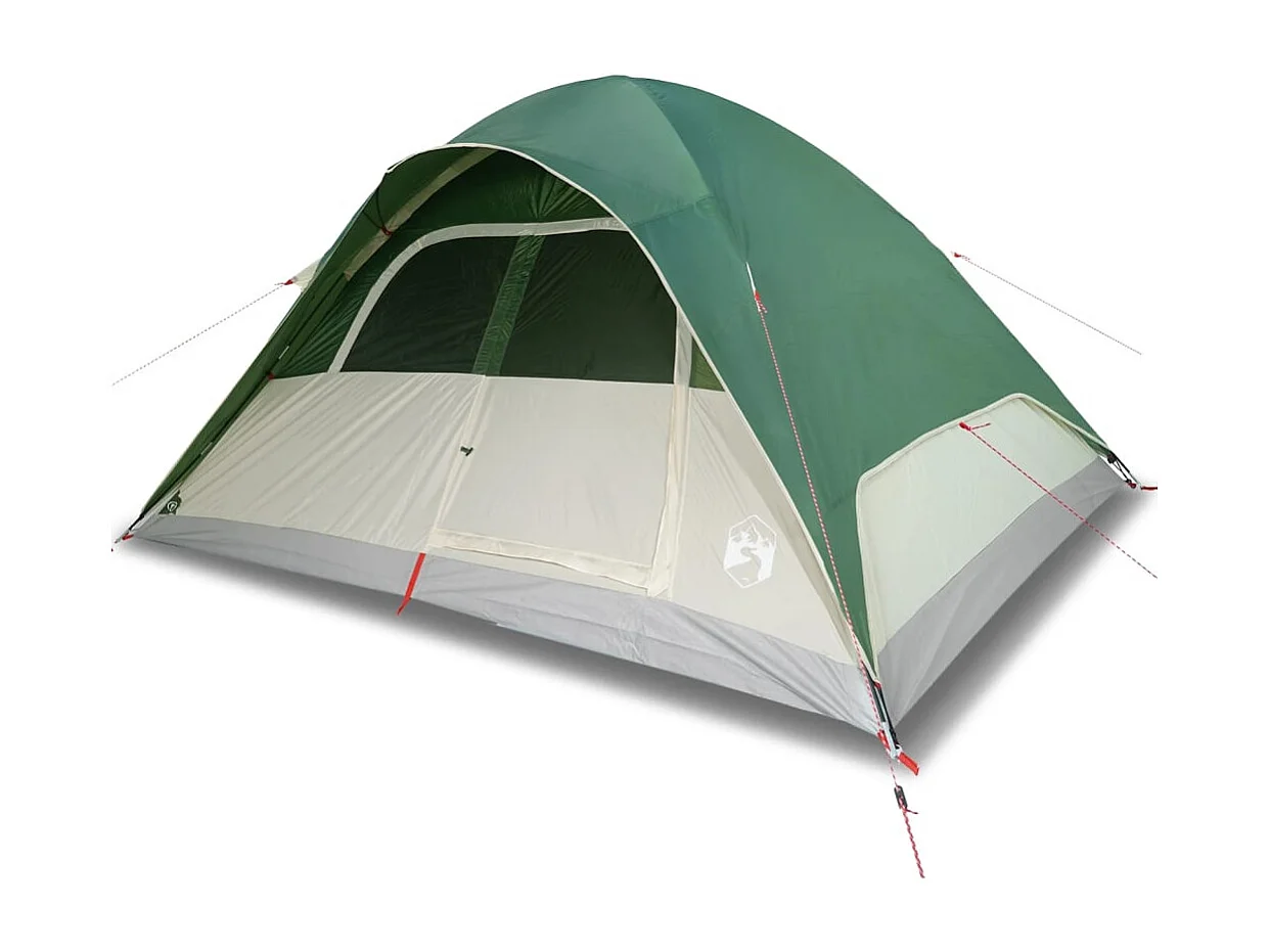 Tonnelle -Tente familiale à dôme 6 personnes vert imperméable FR576444