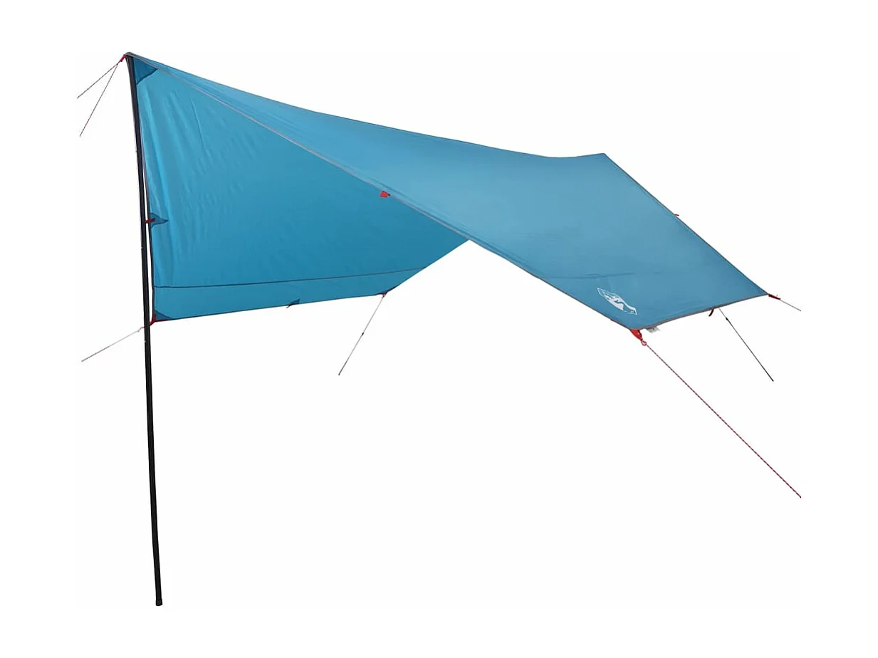Tonnelle- Bâche de camping bleu 430x380x210 cm imperméable FR386633
