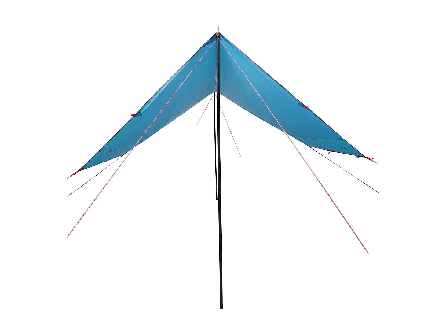 Tonnelle- Bâche de camping bleu 430x380x210 cm imperméable FR386633