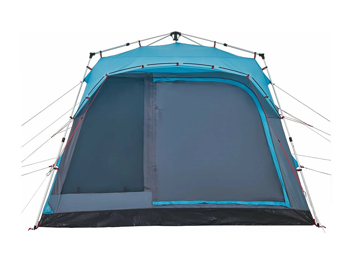 Tonnelle -Tente familiale cabine 7 personnes bleu dégagement rapide FR860825