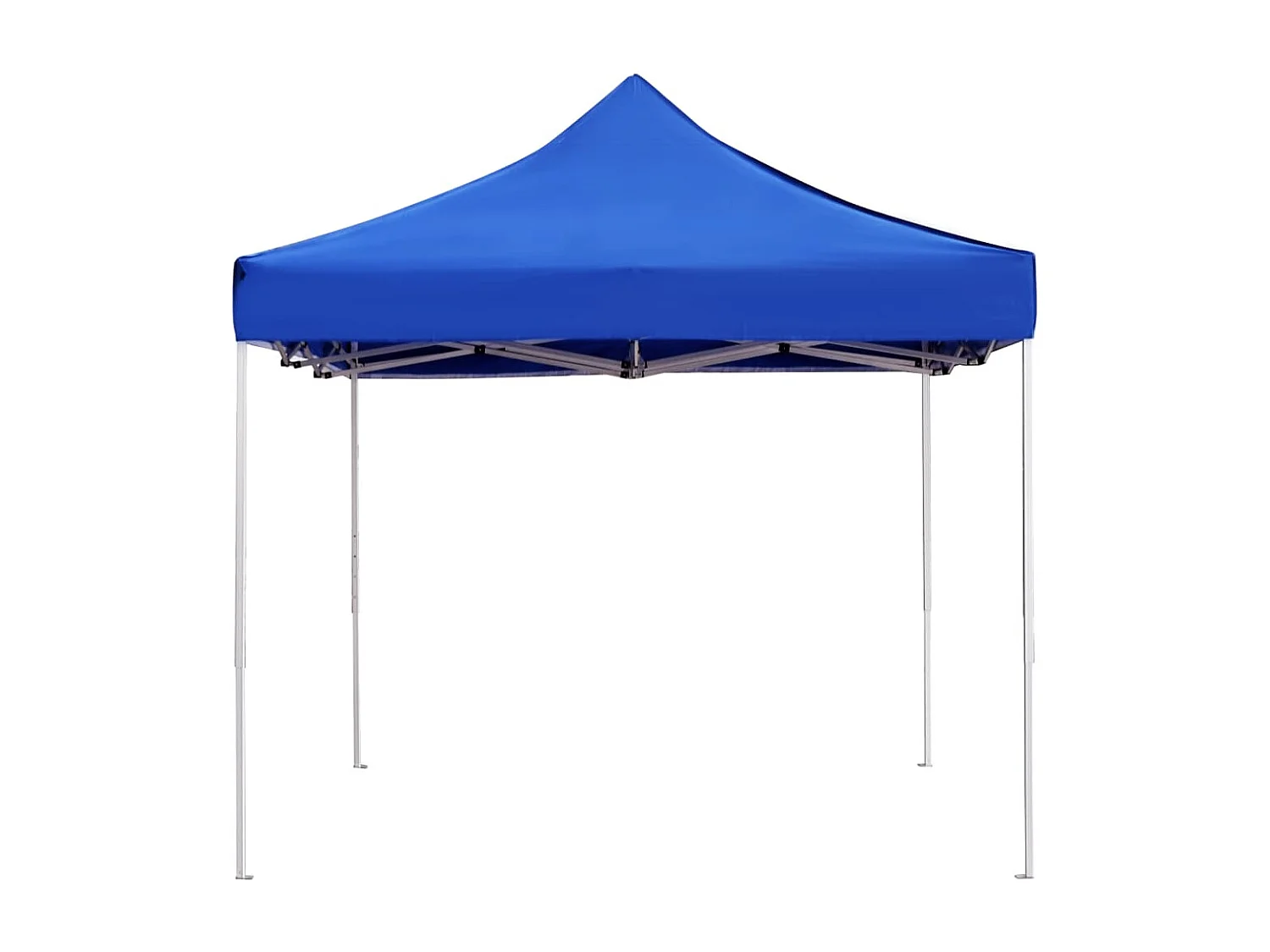 Tonnelle -Tente de réception pliable Aluminium 4,5x3 m Bleu FR126429