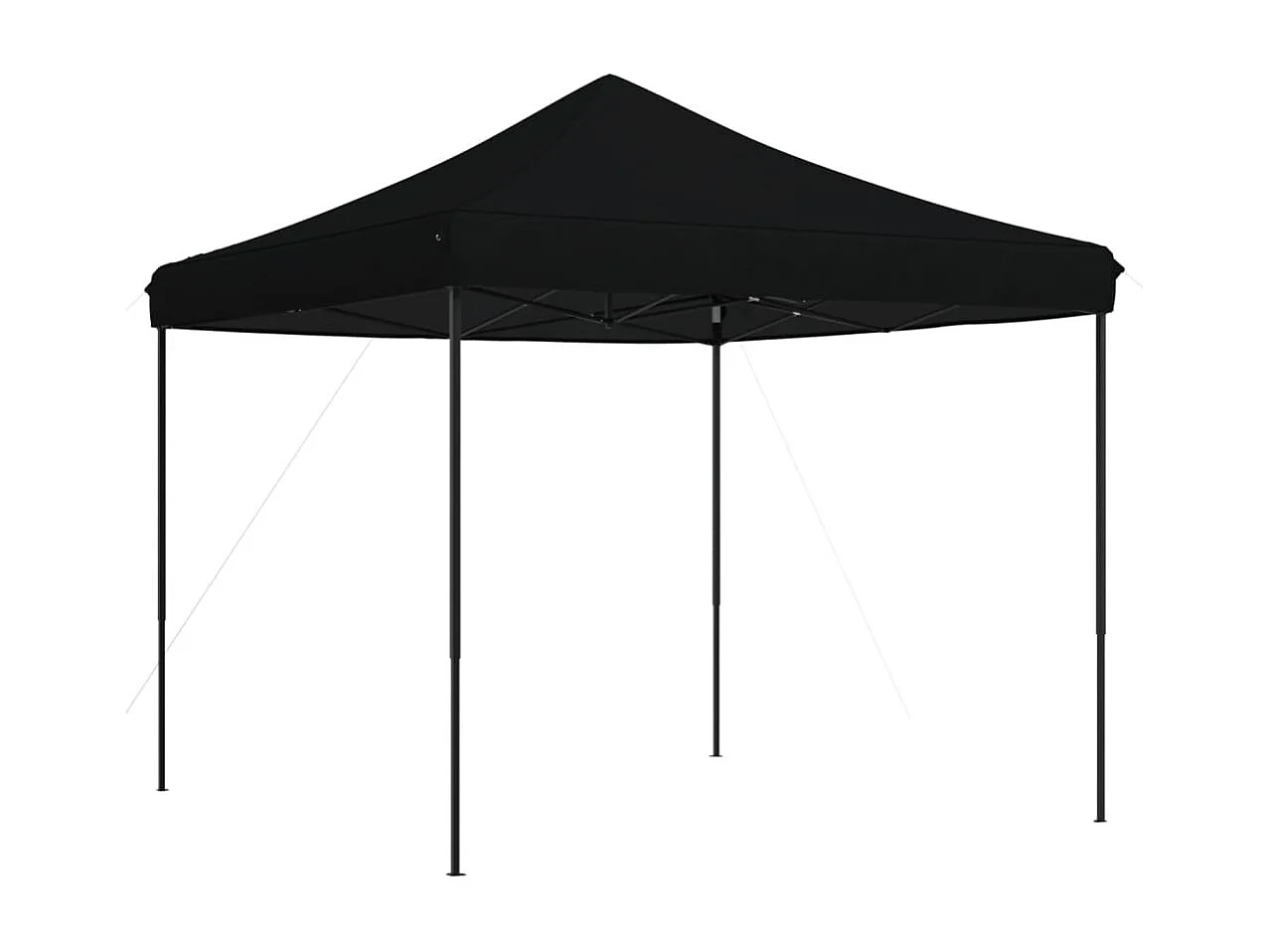 Tenda para festas pop-up dobrável 292x292x315 cm preto PT275184