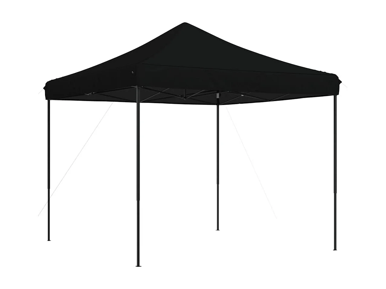 Tonnelle -Tente de réception pliable escamotable noir 292x292x315 cm FR869645