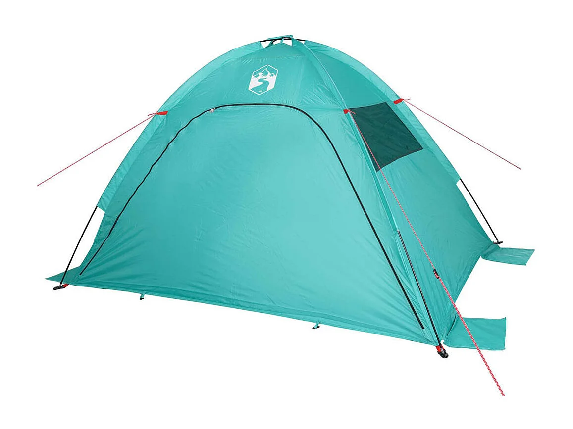 Tenda de praia impermeável verde mar PT786401