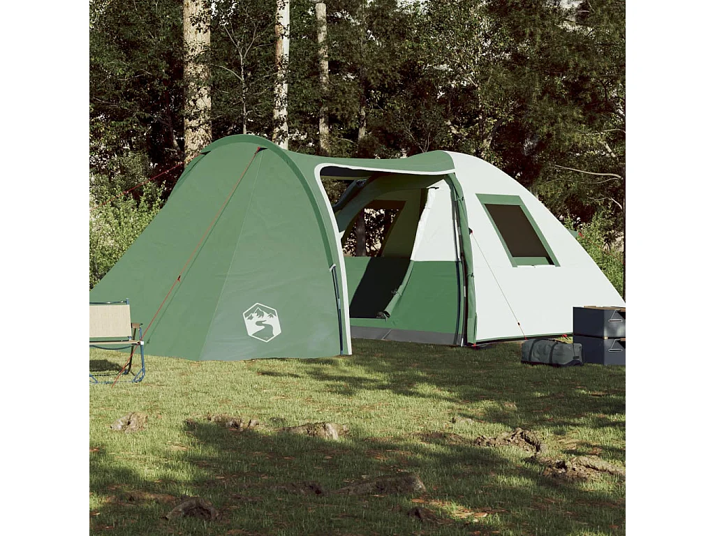 Tonnelle -Tente familiale à dôme 6 personnes vert imperméable FR384079