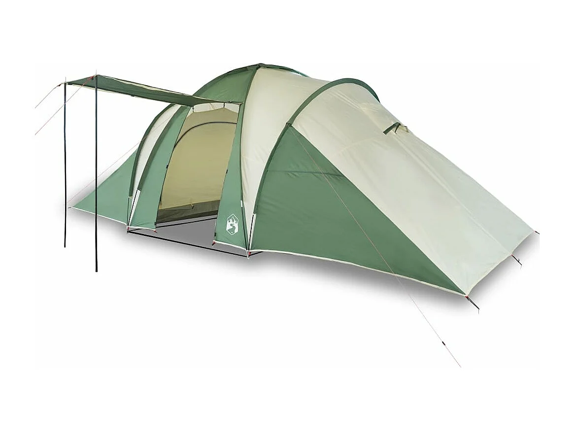 Tienda de campaña familiar iglú 6 personas impermeable verde ES231432