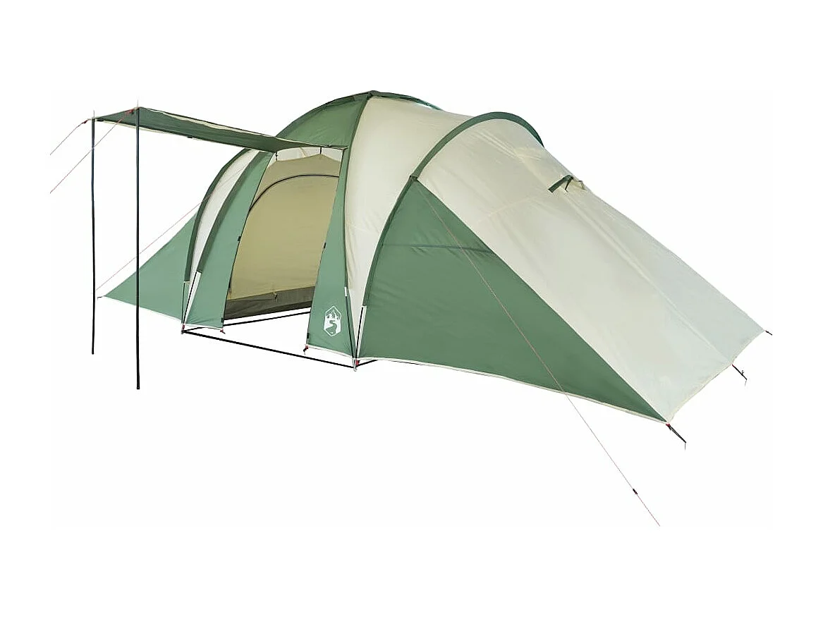 Tienda de campaña familiar iglú 6 personas impermeable verde ES231432