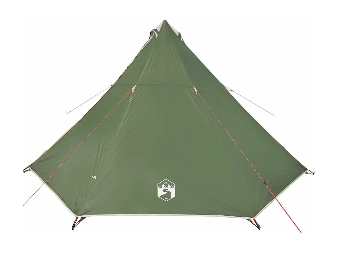 Tenda familiar tipi para 8 pessoas impermeável verde PT170505