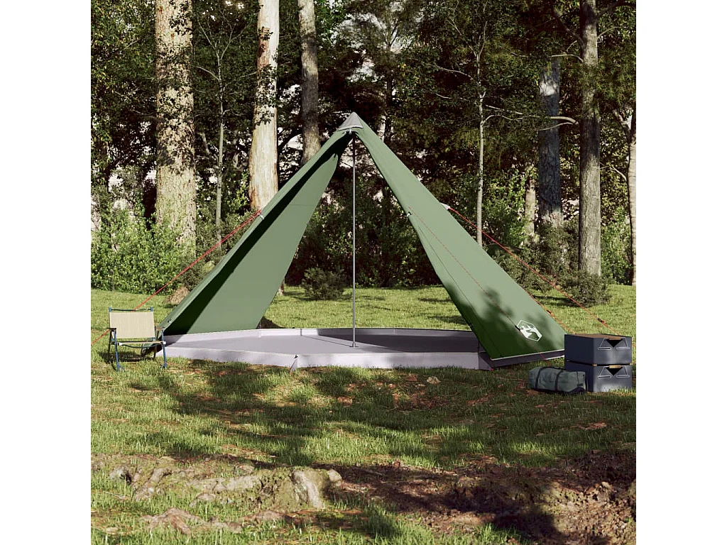 Tonnelle -Tente familiale tipi 8 personnes vert imperméable FR986587