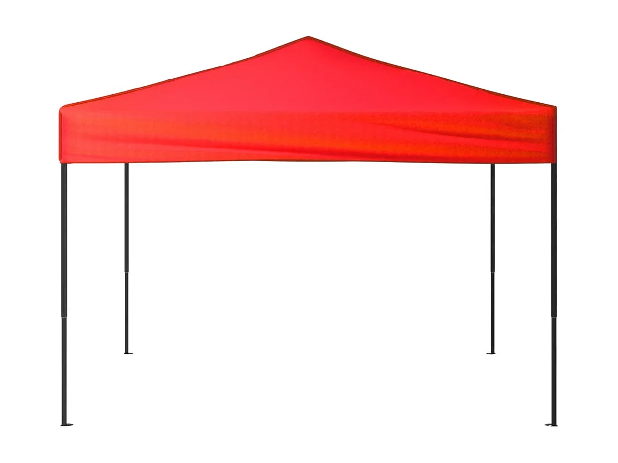 Carpa para fiestas plegable rojo 3x3 m ES906451