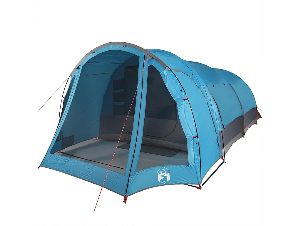 Tienda de campaña familiar túnel 8 personas impermeable azul ES710139