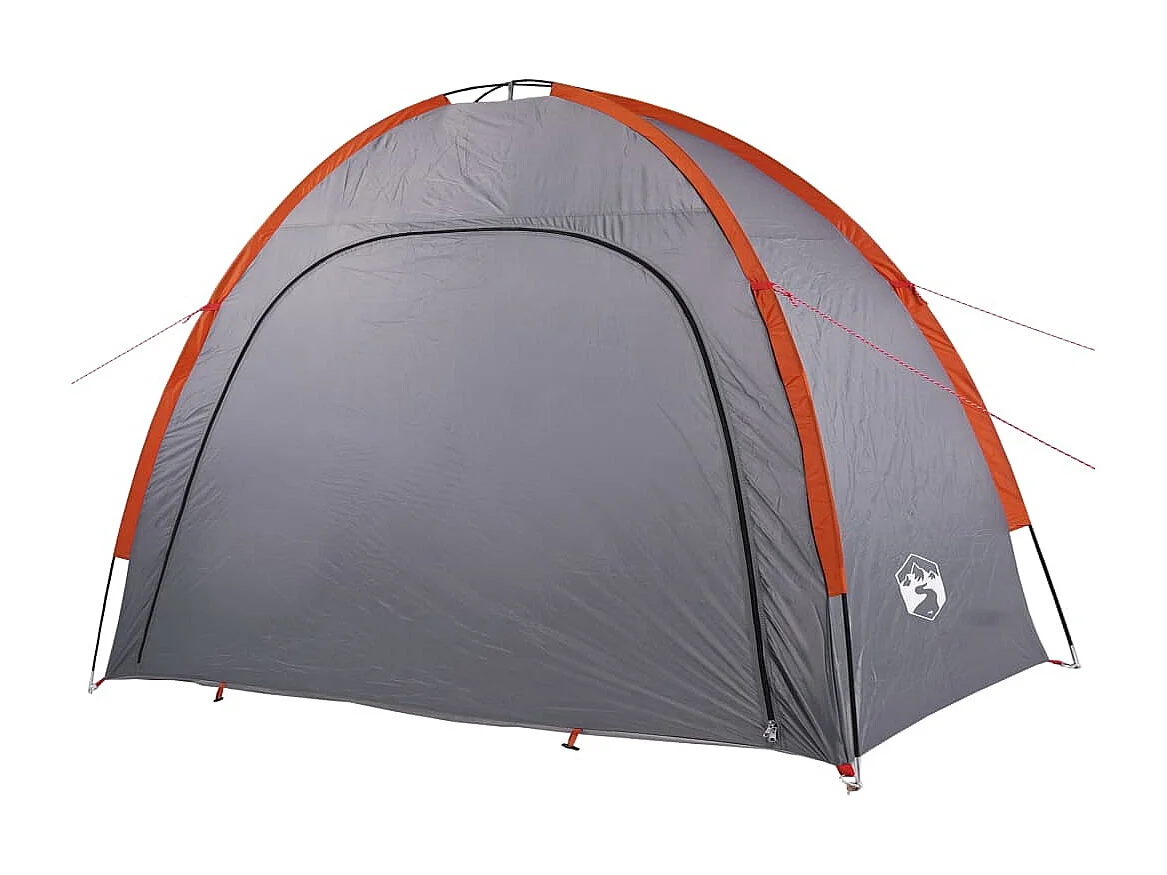 Tenda de arrumação impermeável cinzento e laranja PT985591