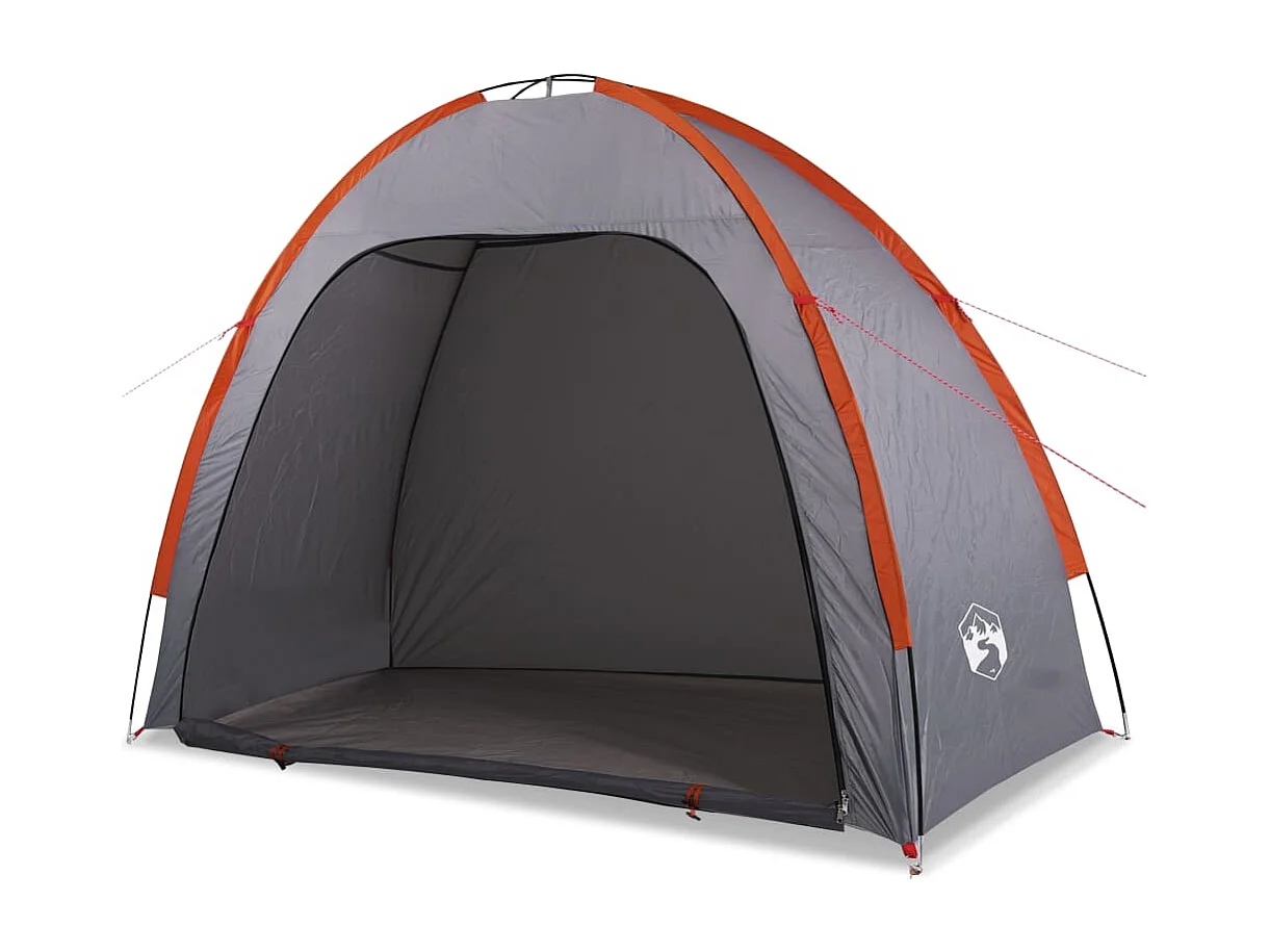 Tenda de arrumação impermeável cinzento e laranja PT985591