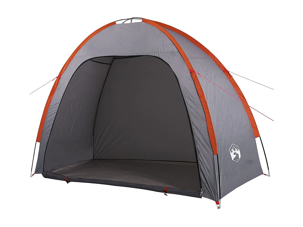 Tonnelle -Tente de rangement gris et orange imperméable FR975679